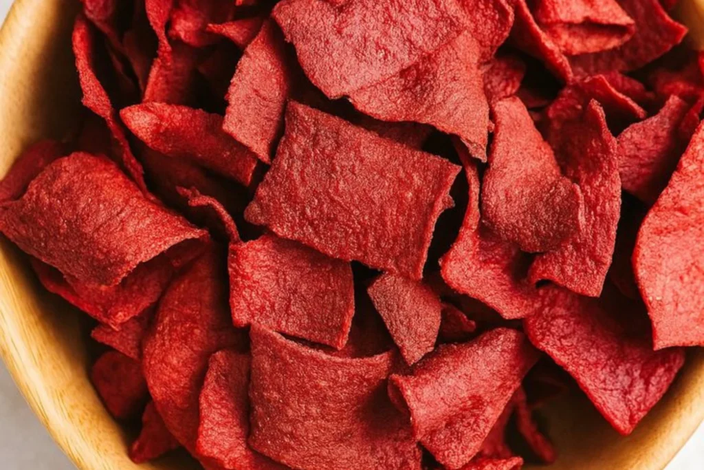 Baked Beet Root Chips