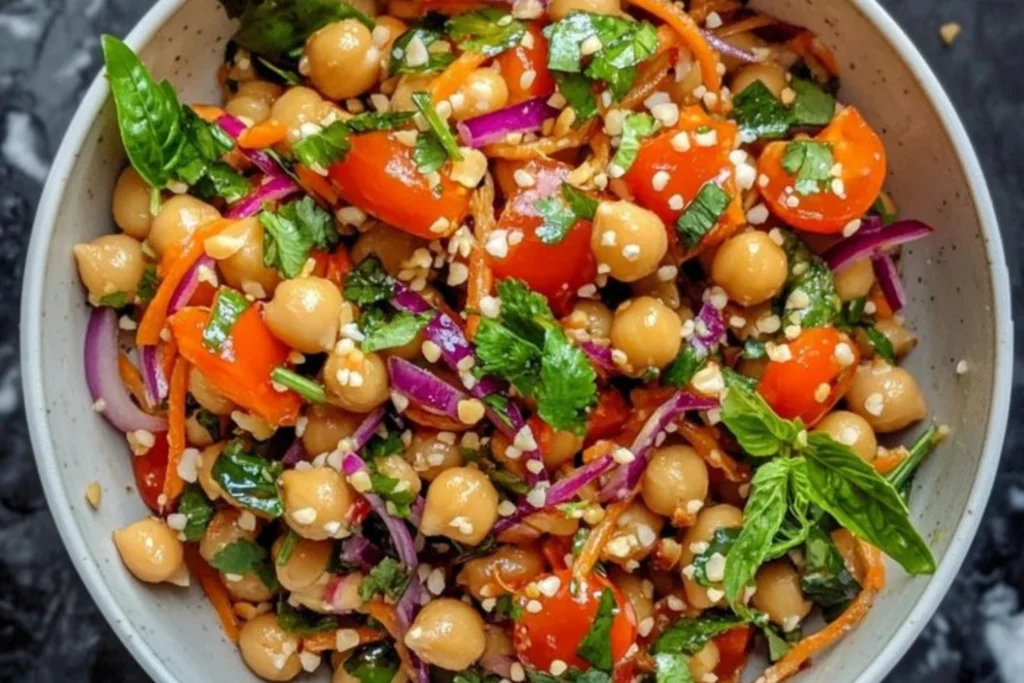 Chickpea Mint Salad