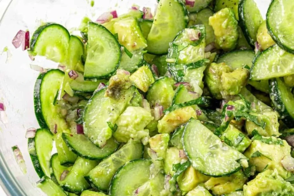 Cucumber Avocado Salad