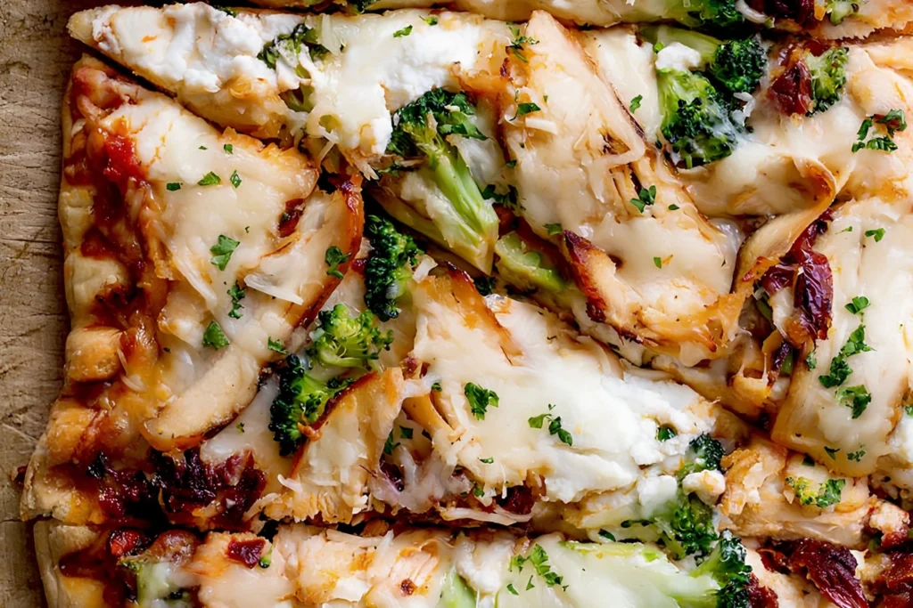 Healthy Grilled Chicken Pizza