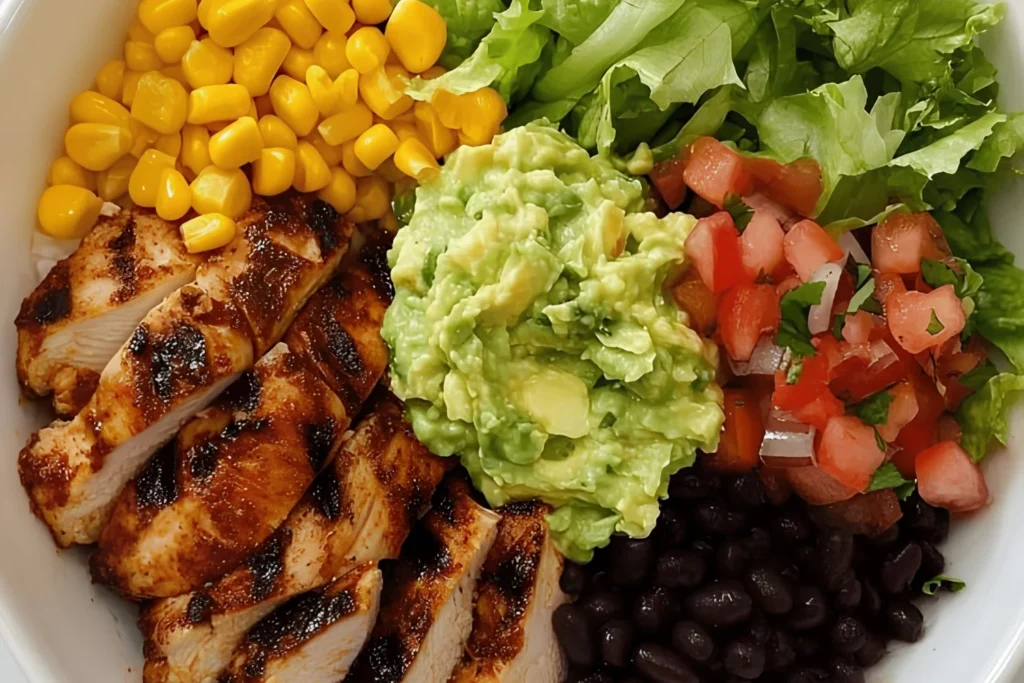 Healthy Chicken Burrito Bowl
