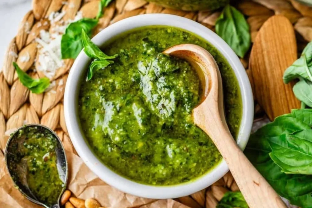 Healthy Fresh Basil Pesto
