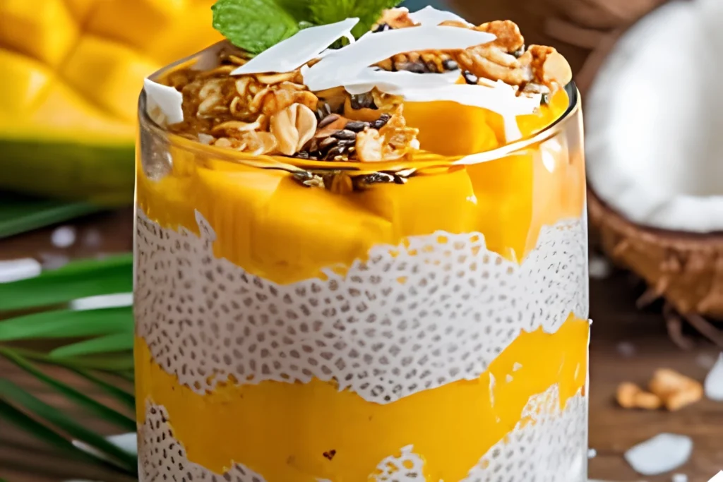 Healthy Mango Chia Pudding