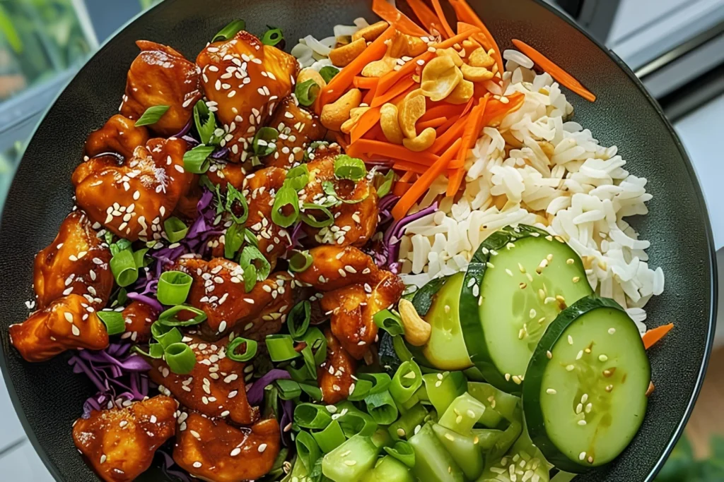 Healthy Chicken Poke Bowl