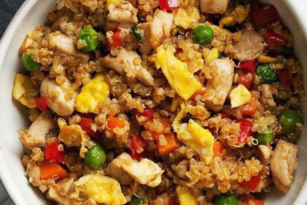 Quinoa Chicken Fried Rice