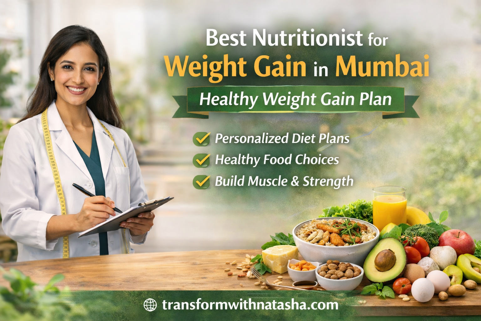 best nutritionist for weight gain in Mumbai